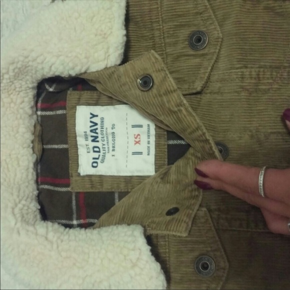 Old navy vintage corduroy Sherpa - Picture 3 of 5